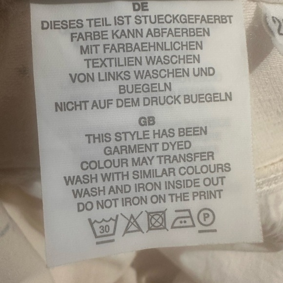 CLOSED Paint splatter denim mini skirt Italian atrsy RARE size 26 - Picture 13 of 14